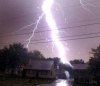 Lightning caused fire in Chanovskiy district