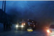 In Novosibirsk from-for a major fire blocked the street