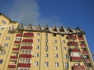 В Первомайском районе случился пожар в высотном доме