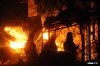 In the country near Novosibirsk in a fire killed a man 