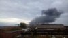 A major fire took place in Novosibirsk